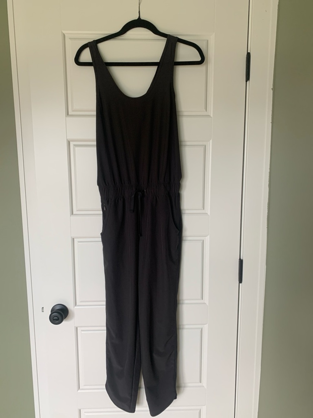 Patagonia Black Sleeveless Jumpsuit